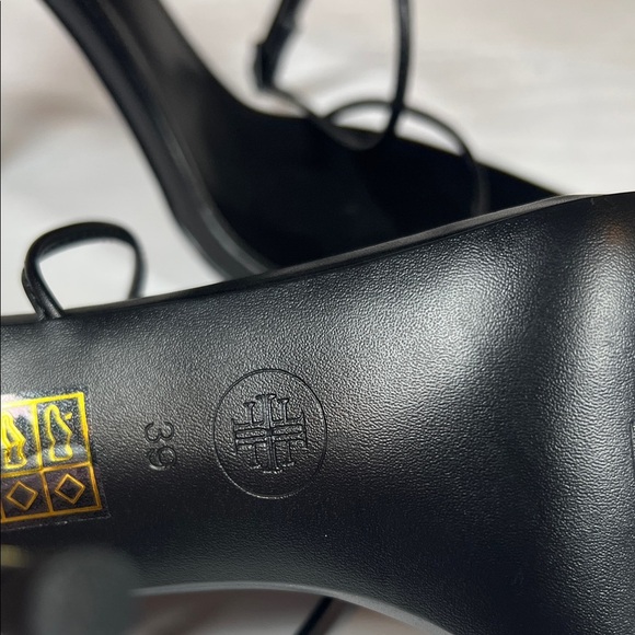 La Femme Black Strappy Heels - Picture 4 of 4